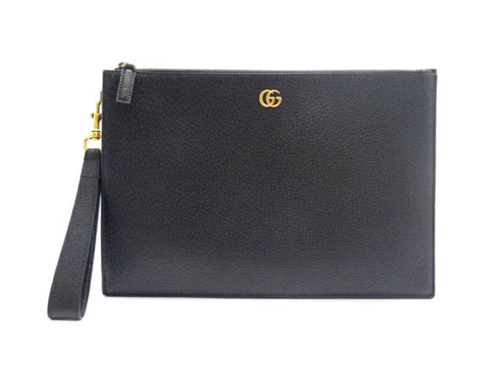 Gucci Bag Clutch Shoulder GG Marmont Embossed